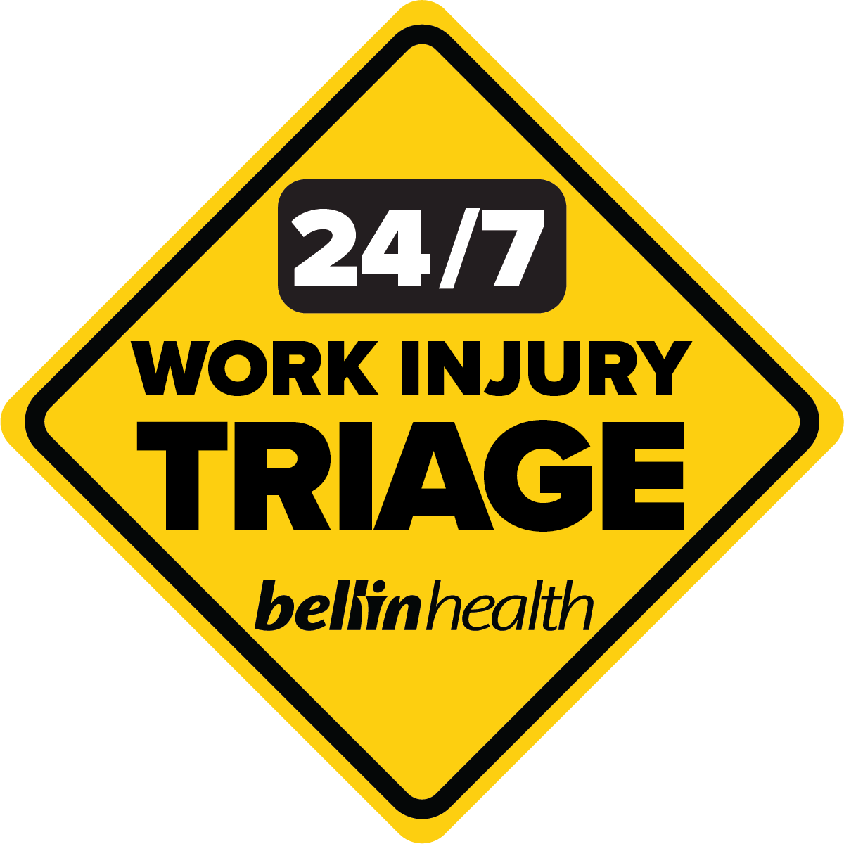 24/7 Work Injury Triage. Occupational Health.